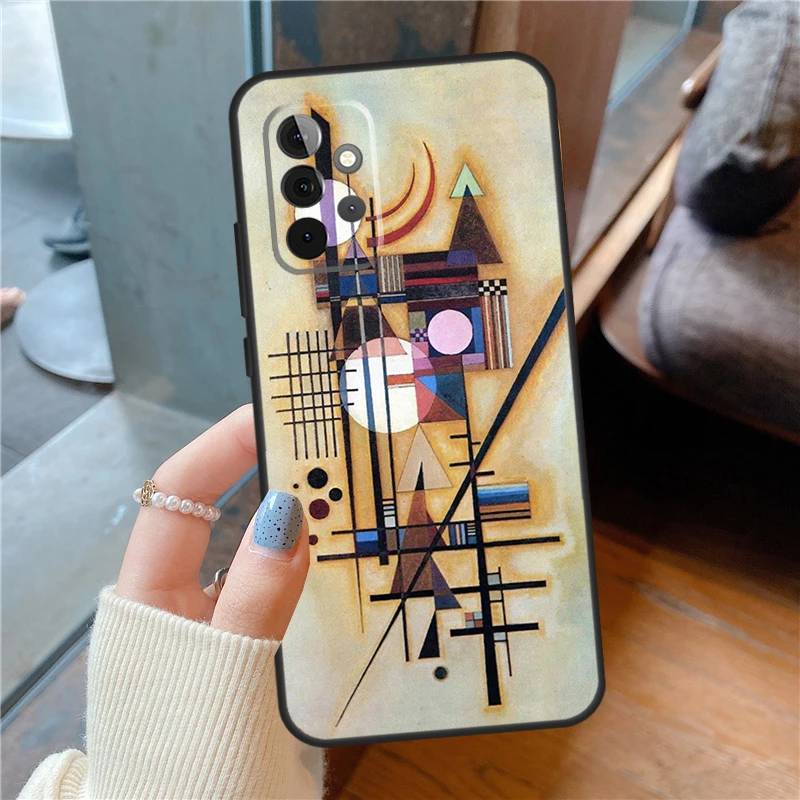 Wassily Kandinsky Abstract Phone Case For Samsung Galaxy A54 A34 A14 A13 A33 A53 A73 A12 A22 A32 A52 A72 A51 A71 Cover Coque