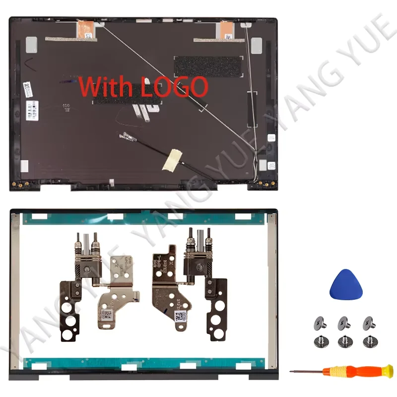 ใหม่สำหรับ HP อิจฉา15-EE 15-ED TPN-C149ปกหลัง LCD หนามเตยด้านล่างเคสแล็ปท็อปอะไหล่ตัวเครื่องหม้อน้ำ