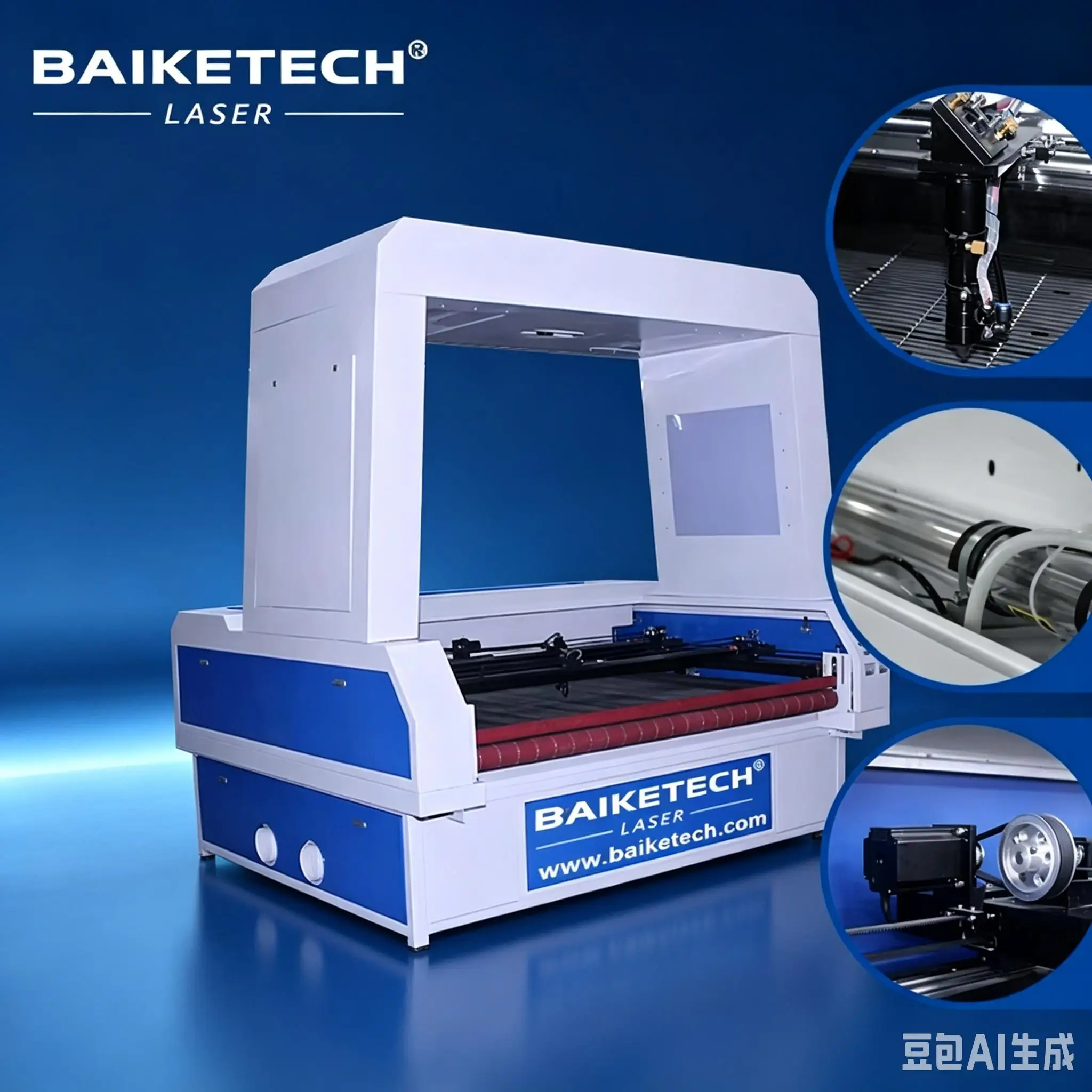 Commercial 5000*4000mm Big‑Table CO2 Laser Engraving Machine, Qiancheng Software Acrylic Cutting Tool