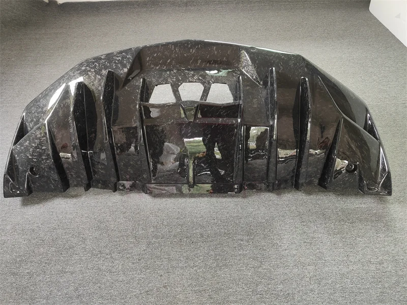 SVJ Style Semi Forged Carbon Fiber Rear Bumper Body Kit  Aventador LP700 LP720 LP750 2011-2015 Body Kit