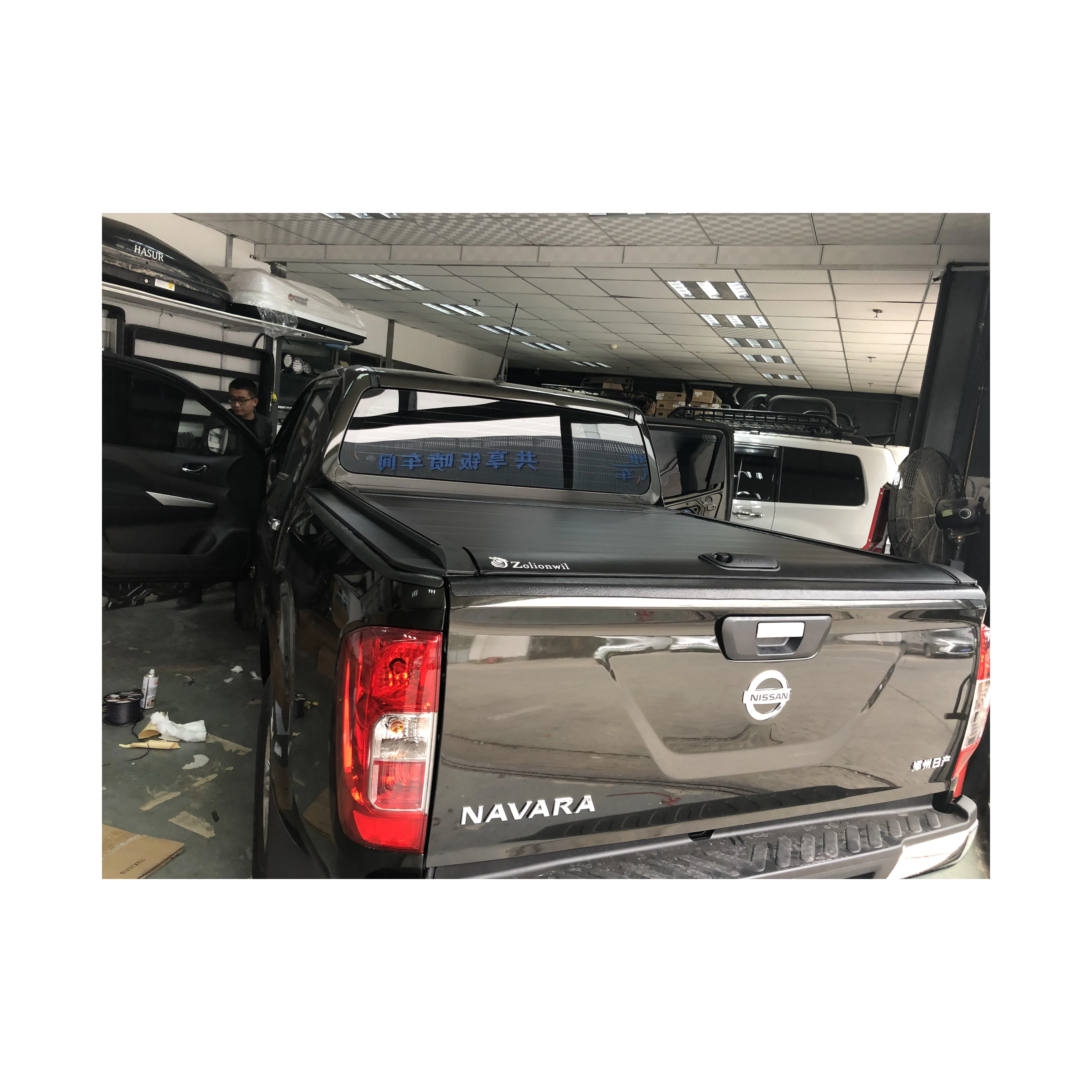 Trunk Cover Manually Push and Pull The Top Cover for Navara D40 Long Bed 4Drs