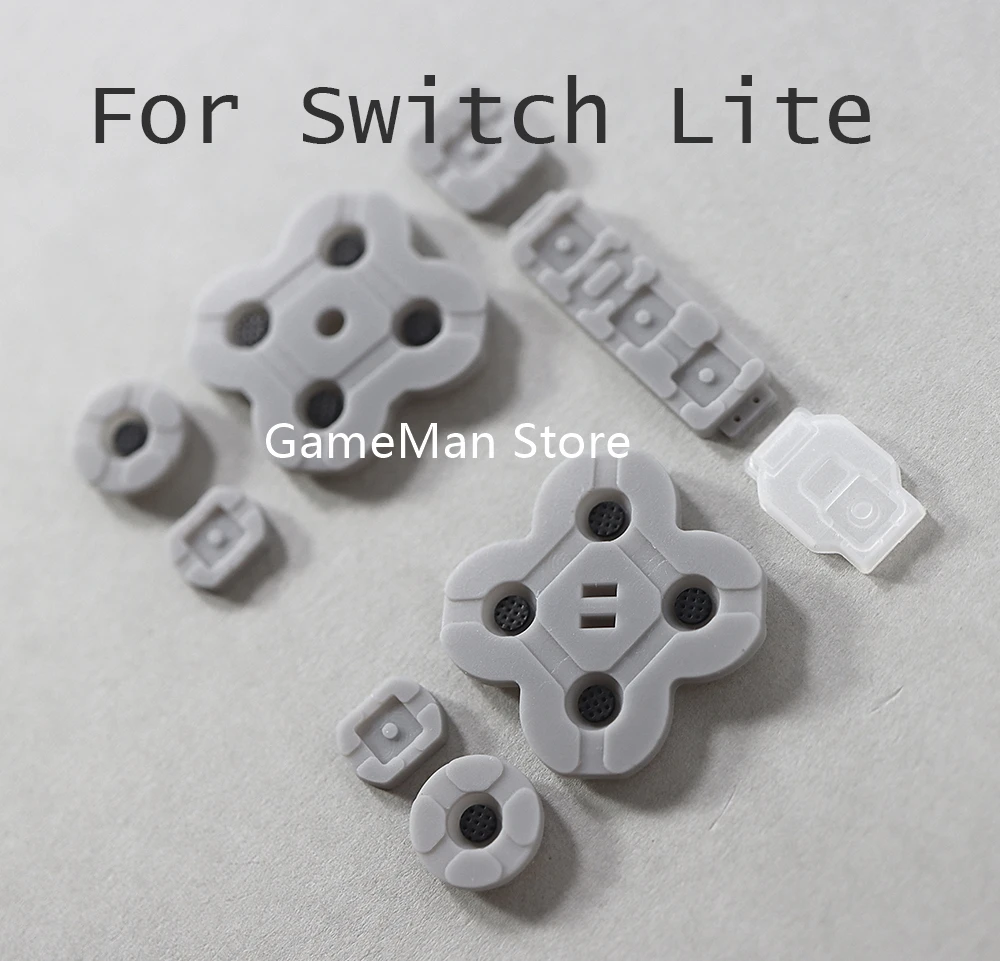 

1set Volume Power Left Right Rubber Pad Kit For Nintendo Switch NS Lite Controller Conductive Silicone Rubber Button