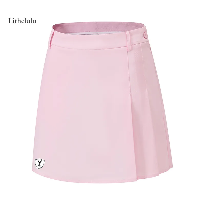 Golf Skirt Women  Outdoor Exercise Fitness Skirt Pleated Skirt Overskirt Anti-exposure Sports Dress