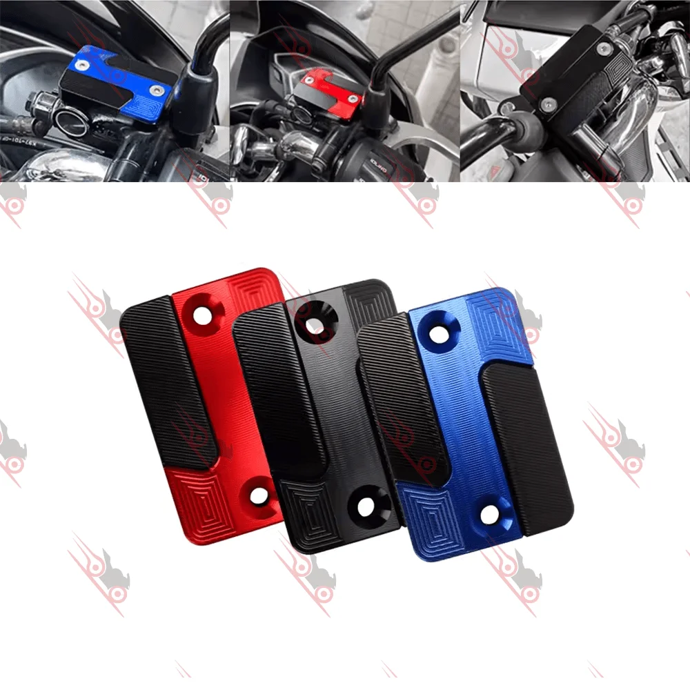 Motorrad Aluminium Bremsflüssigkeitsbehälter-Deckel Hauptbremszylinder-Abdeckung Motoröl-Schutzkappe Tankabdeckung