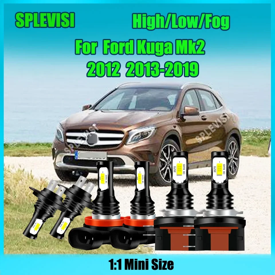 H15 H7 H11 Hi Low Beam Fog Light Auto Lamps startup speed no delay Fit For Ford Kuga Mk2 2012 2013 2014 2015 2016 2017 2018 2019