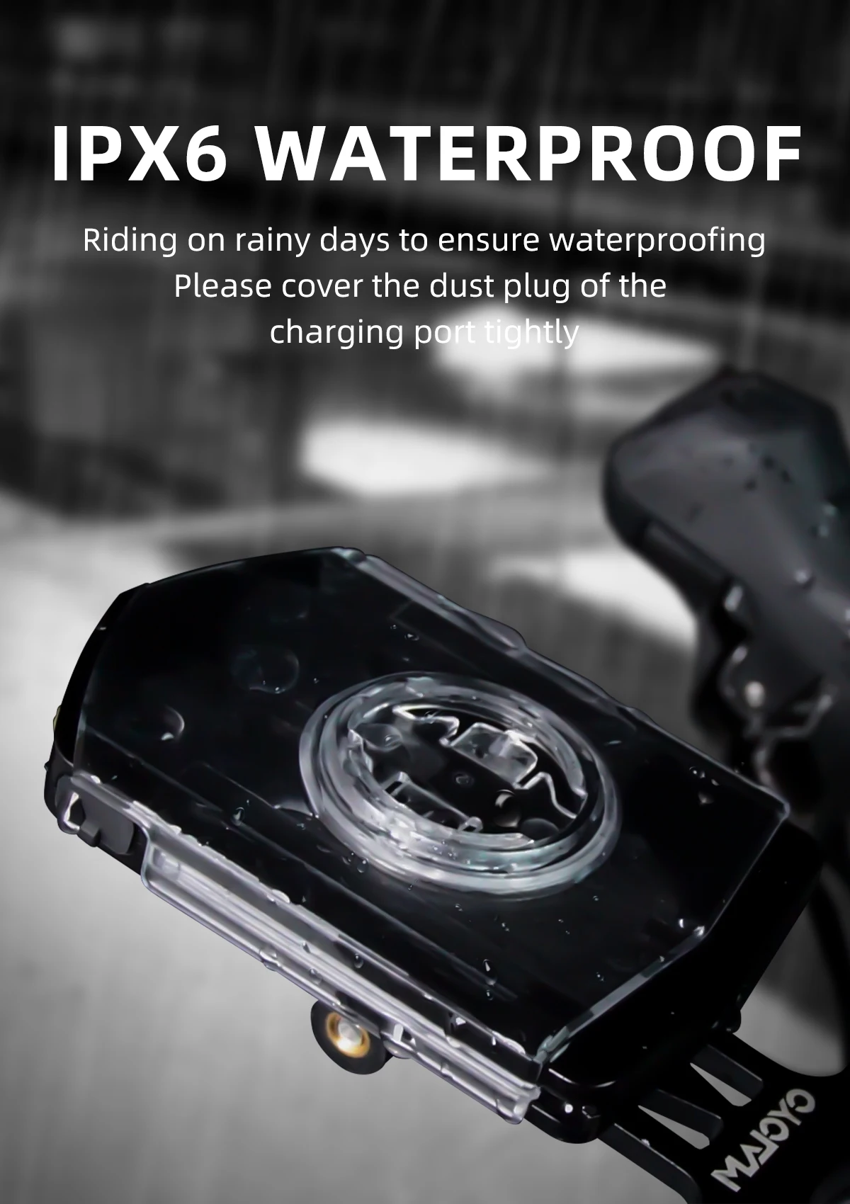 CYCLAMI RVL01 Bicycle Light Cycling Headlight 5000mAh Type-C Charging Front Lamp For Garmin XOSS IGS Computer Lights Charging