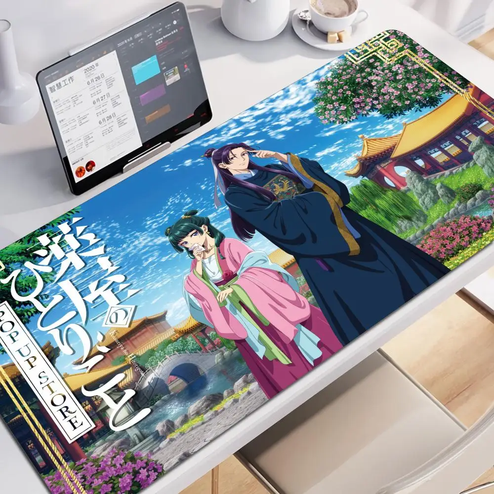 

Apothecary Diaries Anime Gamer Computer HD Mousepad XXL Mouse Mat Natural Rubber Non-Slip Carpet XXL Tablemat Desk accessories