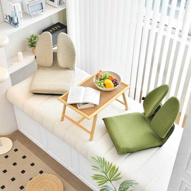 

Bed Back Chair Tatami Seat Bay Window Cushion Lazy Sofa Single Balcony Chair Japanese Folding Small Sofa