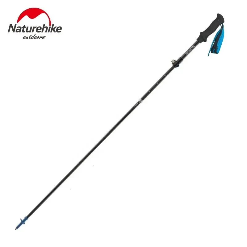 Imagem -06 - Naturehike-ultraleve Telescópico Montanhismo Sticks Fibra de Carbono Folding Trekking Pole 5-node Caminhadas St07