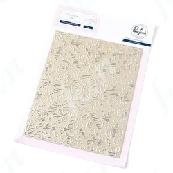 Charming Stitched Florals Coverplate Metal Cutting Dies for DIY Scrapbooking Photo Album Decoration Embossing Paper Cards