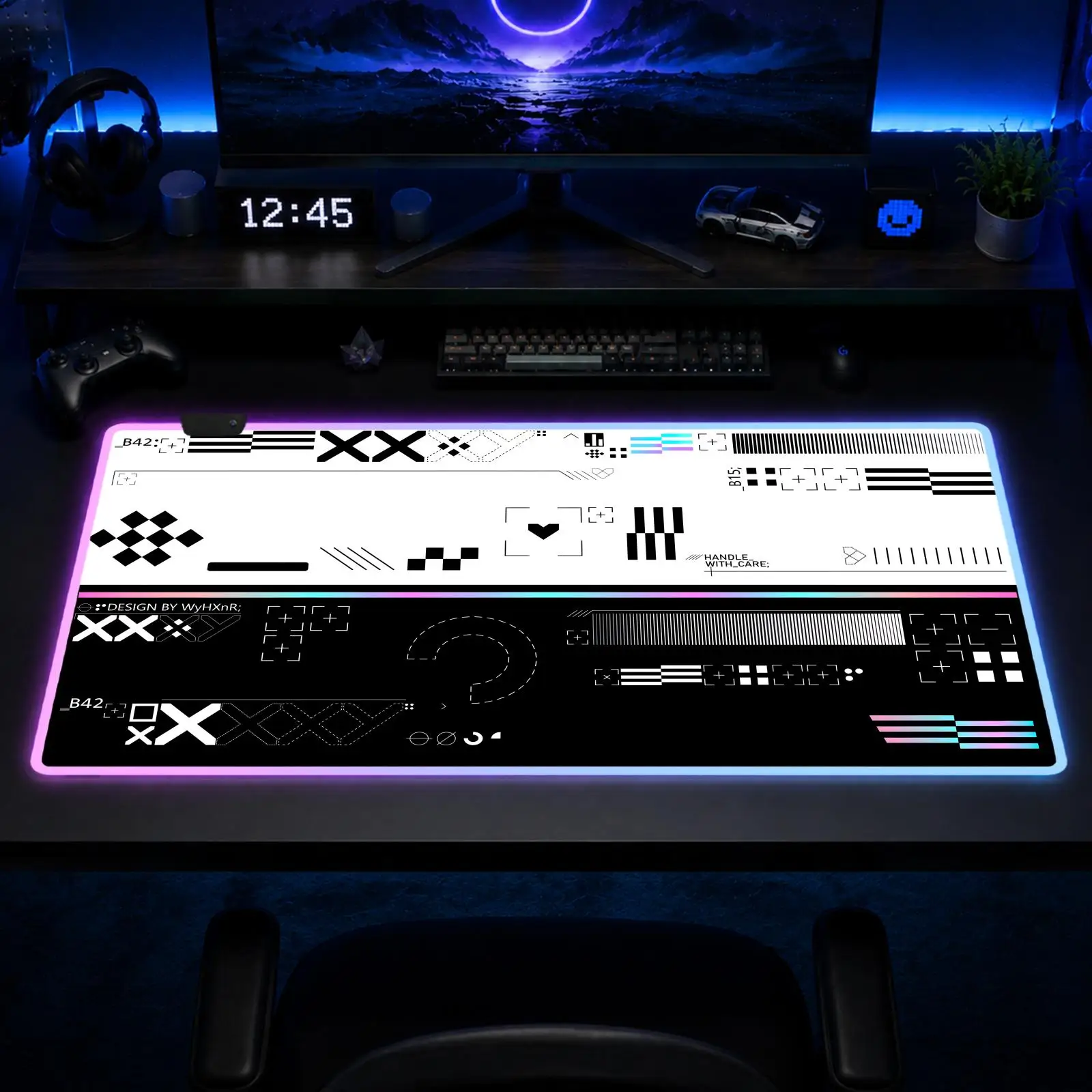 

Csgo Printstream Mouse Pad Gaming Anime Mouse Pad XXL RGB Desk Mats LED Table Pads Backlit Rubber Desktop