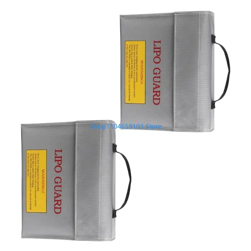 Fireproof Waterproof Portable Storage Bag for Lithium Batteries Safety Defense