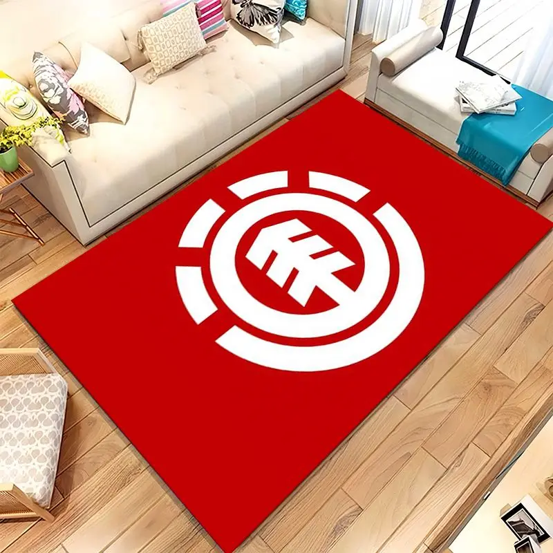 Boardsport Logo E-Element Skateboards Soft Non-Slip Large Area Rug for Living Room,Bedroom Carpet Mat for Sofa,Home Decor Gift