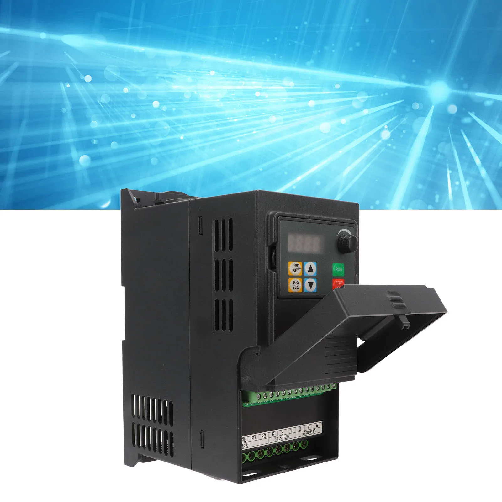 2.2KW Variable Frequency Inverter Drive 3 Phase 380‑440V Input 3 Phase 0‑440V Output Vector Converter Frequency Inverter