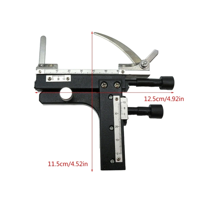per microscopio Accessori per microscopio con pinza mobile meccanica attaccabile professionale Dropship