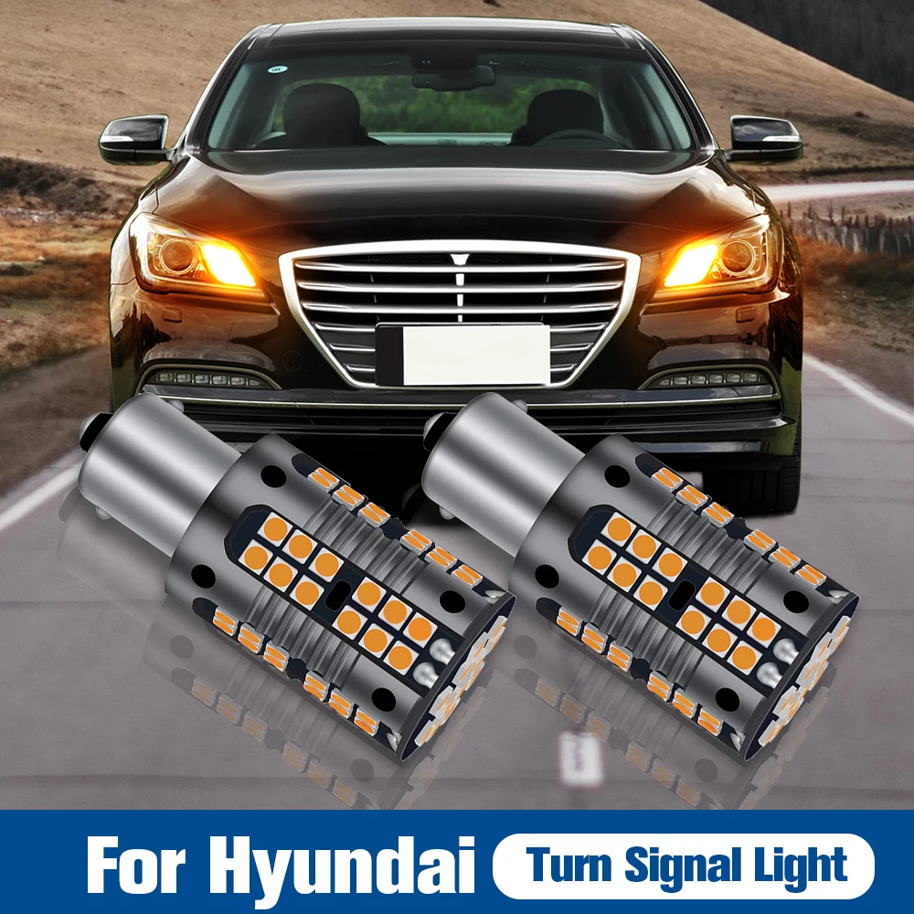 

2pcs LED Turn Signal Light Blub Lamp PY21W 7507 BAU15S Canbus For Hyundai Creta Genesis Getz i10 i20 i30 i40 ix35 Solaris