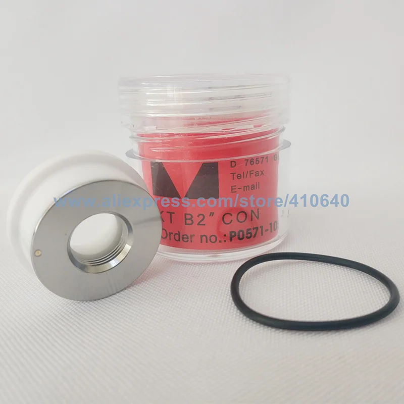 Ceramic Ring Used for Optical Fiber Laser Cutting Machine Diameter 24.5 X 28mm Precitec KT B2 CON for Most Popular Laser Machine