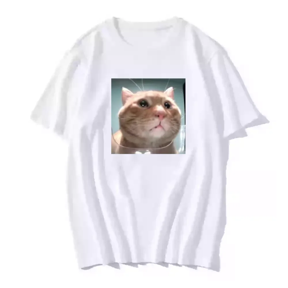 

Mr Fresh Cat Meme Graphic T-shirts Men Women Fashion Short Sleeve T Shirt funny Casual T-shirt Womens Clothing