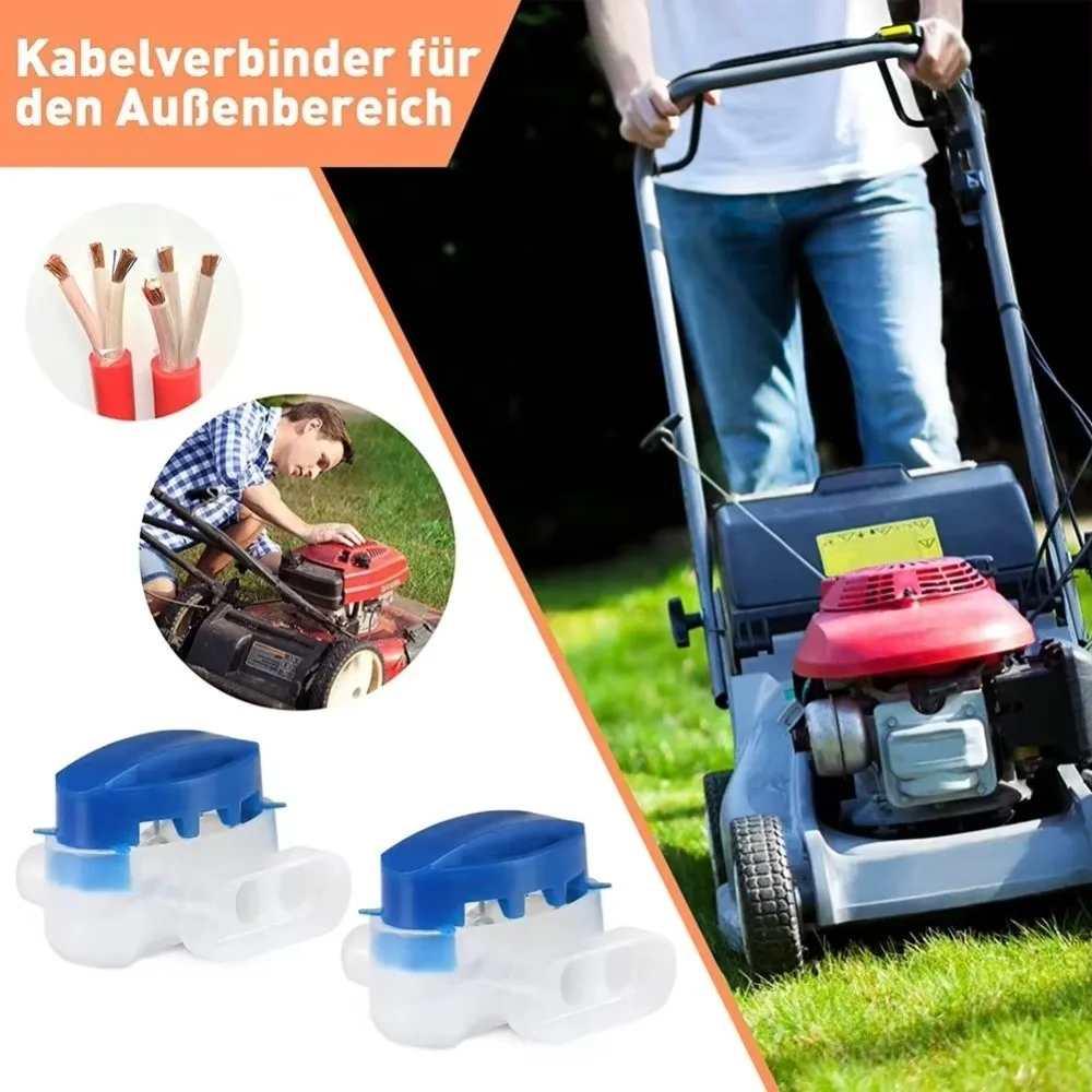 10 قطعة مجموعة موصلات كابل مقاوم للماء العملي مانعة لتسرب الماء موصل محطة المشابك سلك 3 ثقوب موصلات الملحقات #1