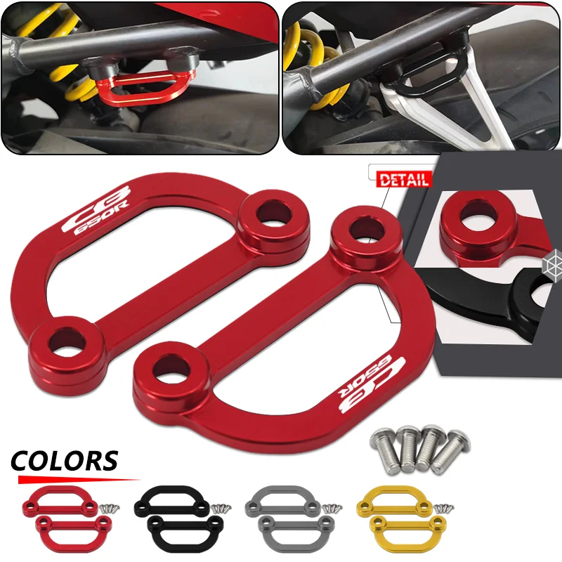 NEW Motorcycle Modified CNC Rear Footrest Pedal Remove Decorative Cover Accessories For CBR650R CB650R cb650r cbr650r 2019-2025