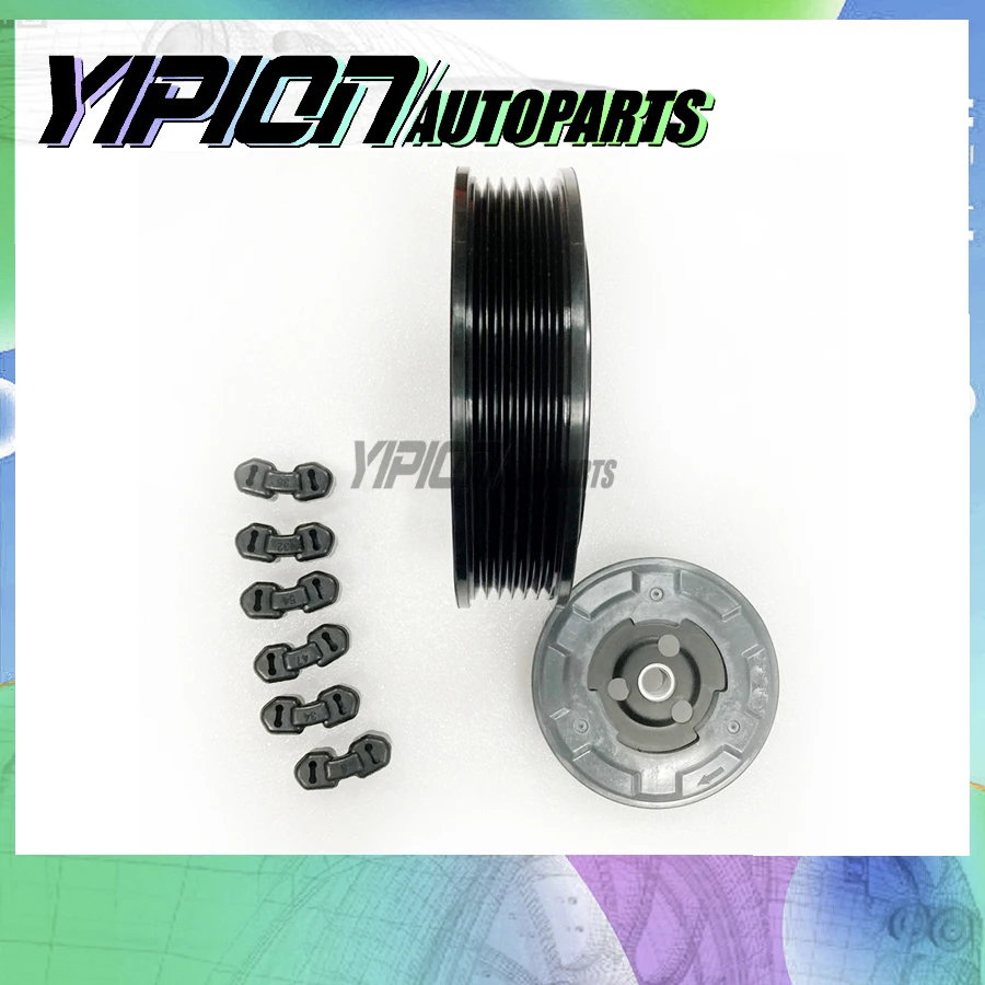 

AC Air Conditioning Compressor Clutch Pulley for Citroen C3 C4 for Peugeot 9659875480 308 764439 768623 9675657880 9675659980