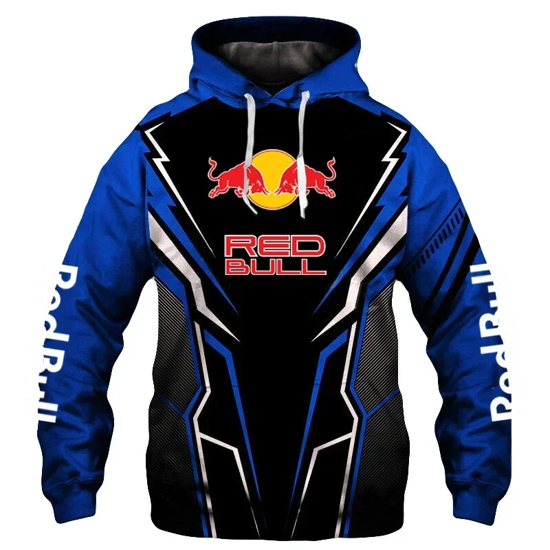 

Мужская толстовка с 3d принтом Red Bull, модный мужской пуловер Red Bull Racing, спортивная рубашка на открытом воздухе, мотоциклетная толстовка