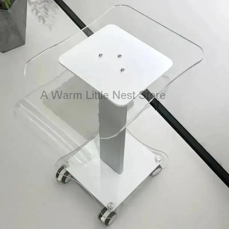 Minimalist Salon Trolley for Medical Nordic Instrument Auxiliary Cart with Wheels Beauty Salon Dedicated Mobile Organizer Cart