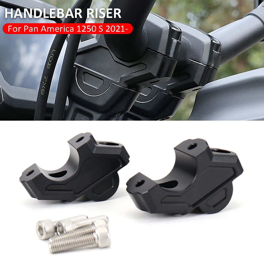 

Handlebar Mount Riser Handle Bar Raised Extend For PAN AMERICA 1250 Special 1250S Pan America 1250 PA1250 2021 2022