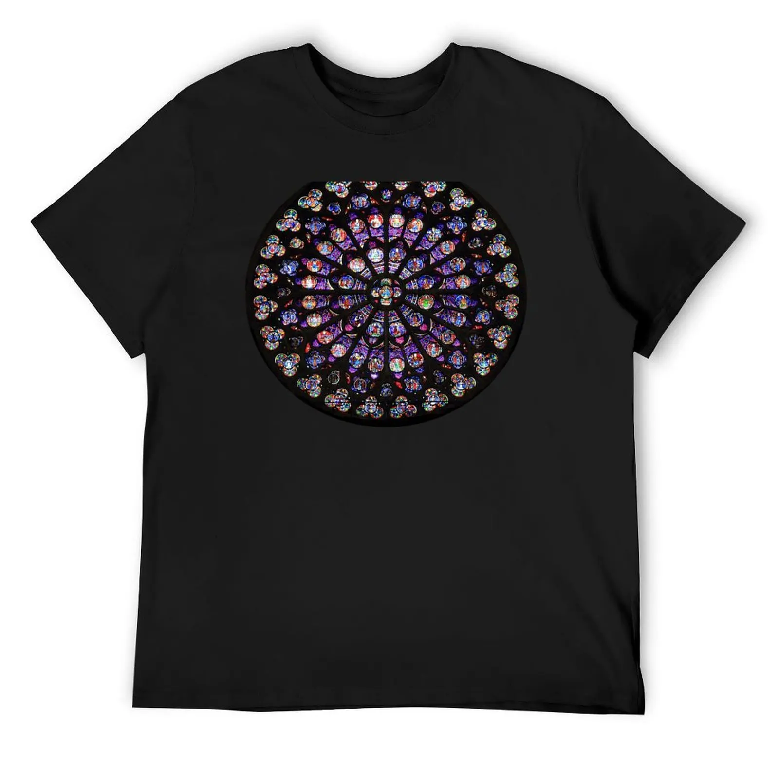 

Stained Glass Window T-Shirt tees luxury designer plus size clothes clothes men t shirts