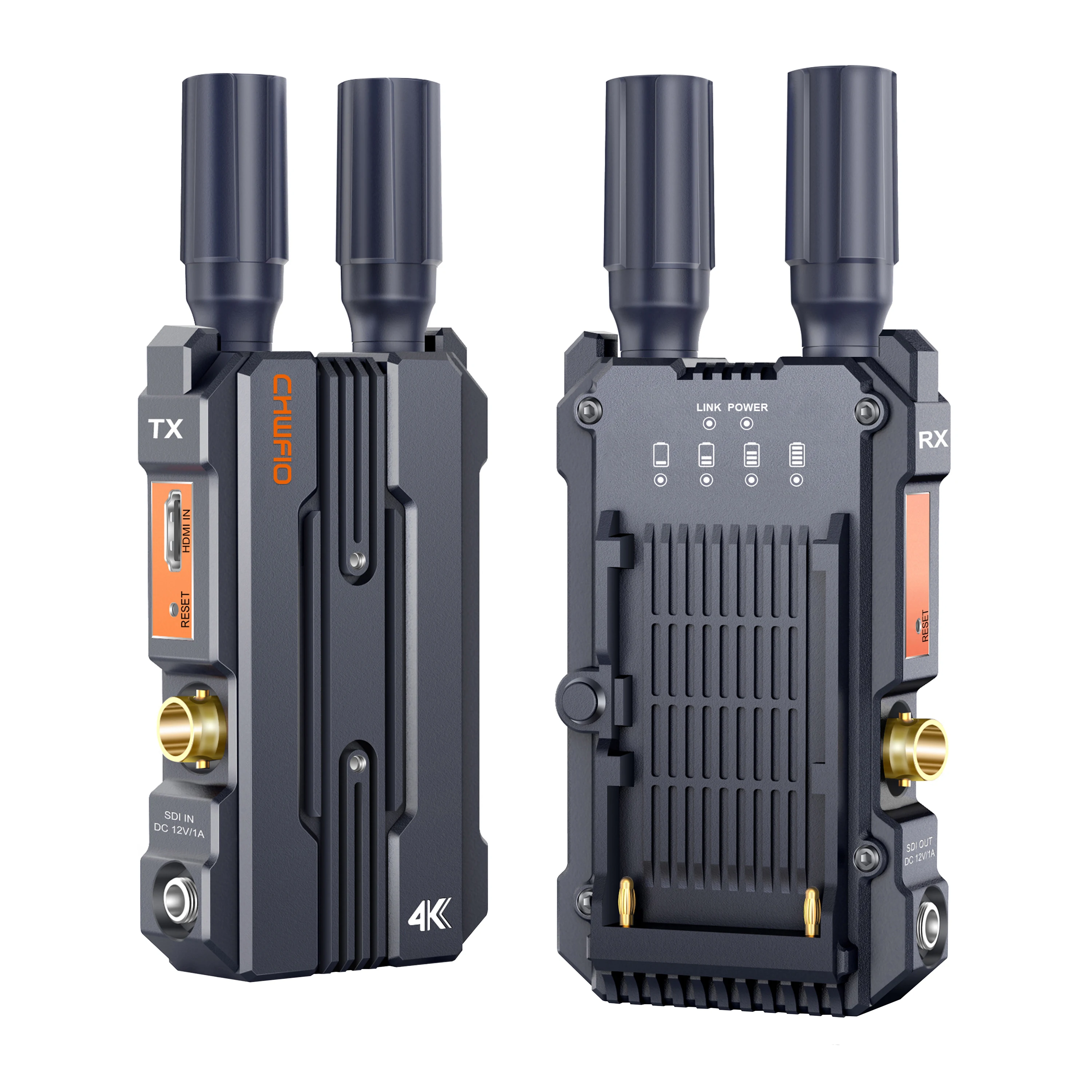 MSSDI & HDMI 1000FT/305Meters 4K Wireless Video Transmitter and Receiver Use for Live Streaming Outdoor Events Can Go Through Wa