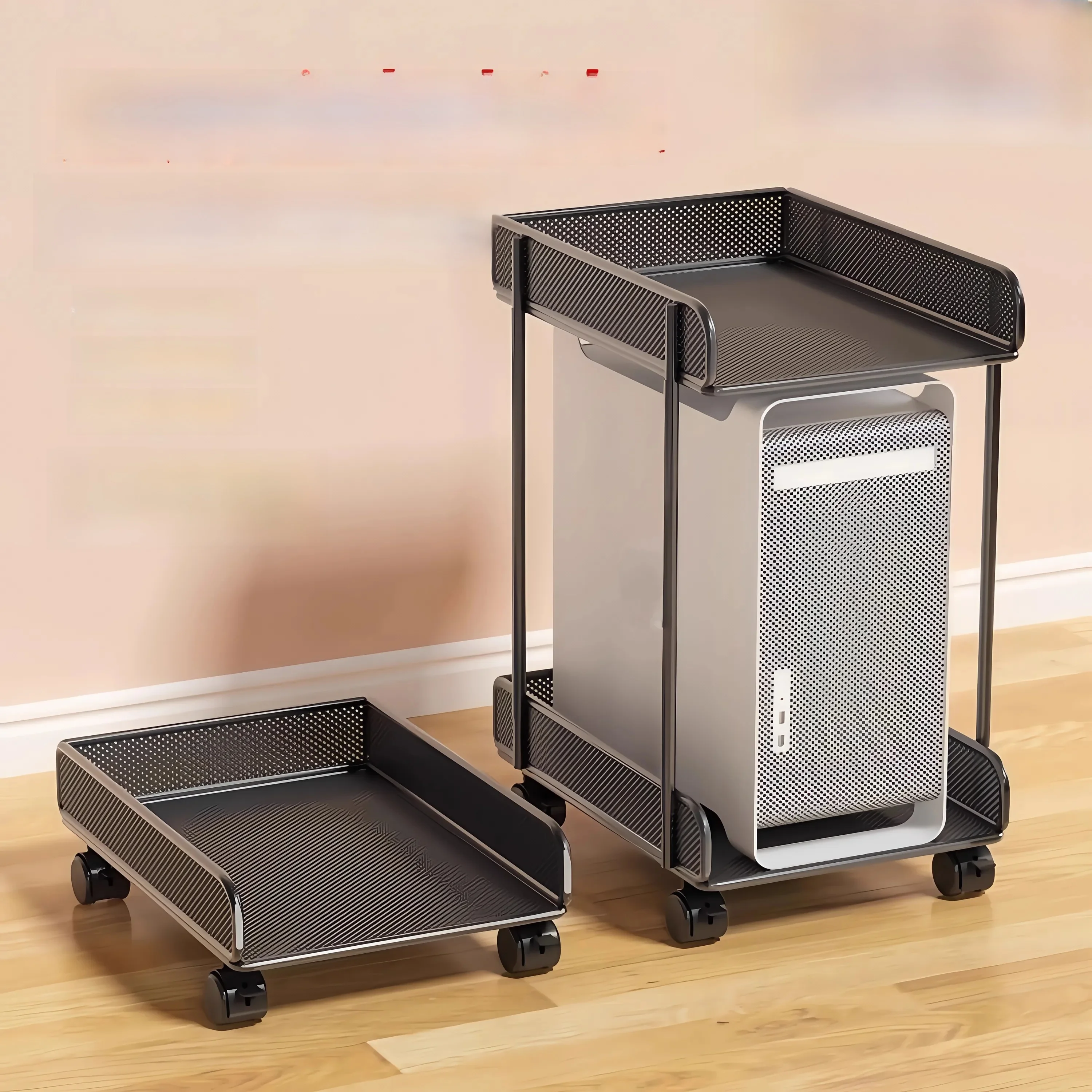 support-de-boitier-d'ordinateur-double-couche-pour-ordinateur-principal-base-mobile-support-de-bureau-sous-table-organisateur-de-rangement-pour-boitier-d'ordinateur-de-bureau