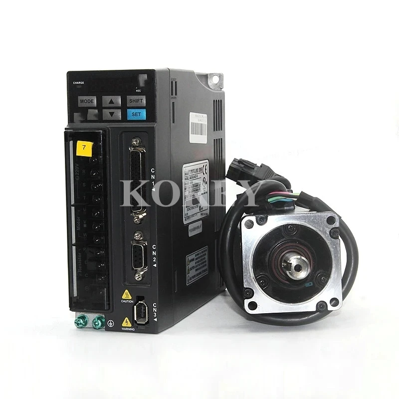 ASD-B2 Series 400W Servo Driver ASD-B2-0421-B+ECMA-C20604RS  ASD-B2-0421-B+ECMA-C20604SS With 3m Cable