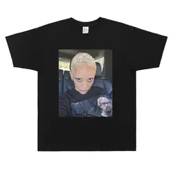 Doja Cat Wearing Sam Hyde Inspired Internet Meme T Shirt Men Women Hip Hop Oversized Tshirt Male Cotton Tees Men's Streetwear