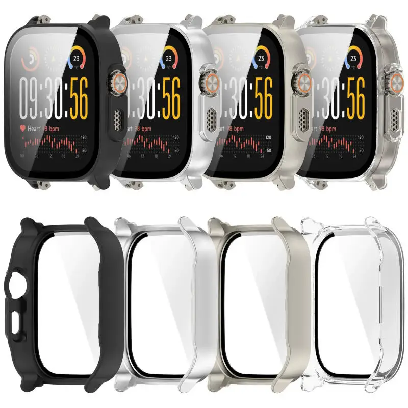 Case + Tempered Glass For Realme Watch 5 Accessories Hard PC Bumper Protective Shell Screen Protector For Realme Watch5 Cover image 5