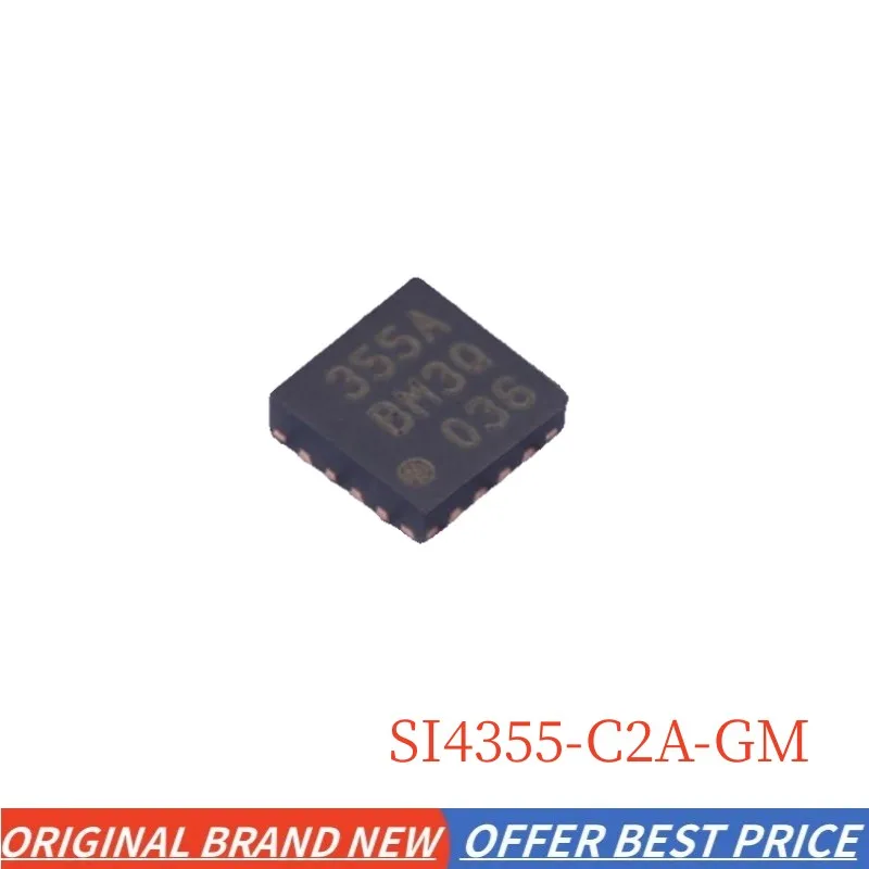 New Original IN STOCK SI4355-C2A-GM SI4355-C2A-GMR 355A QFN-20 LOW-CURRENT ghz transceiver transmitter and receiver chip ic