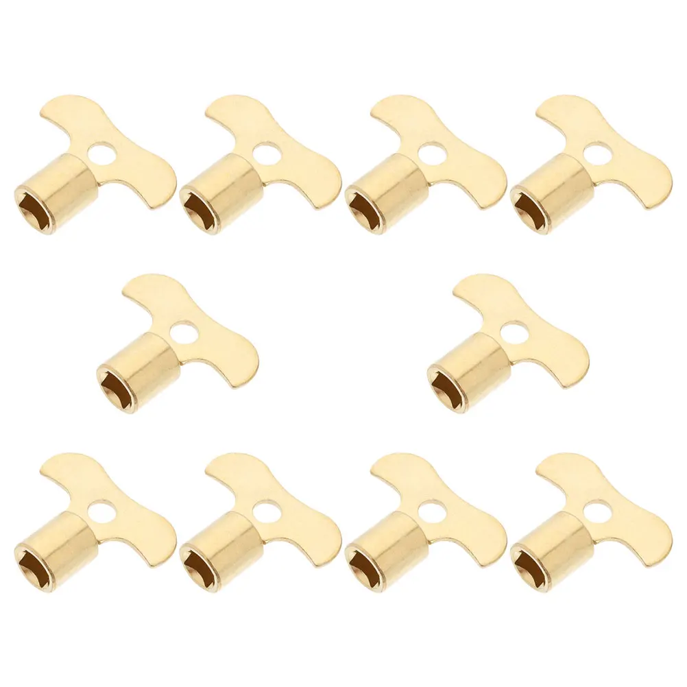 

10 Pcs Faucet Lock Outdoor Tool Shut off Valve Key Hose Handle Zinc Alloy Square