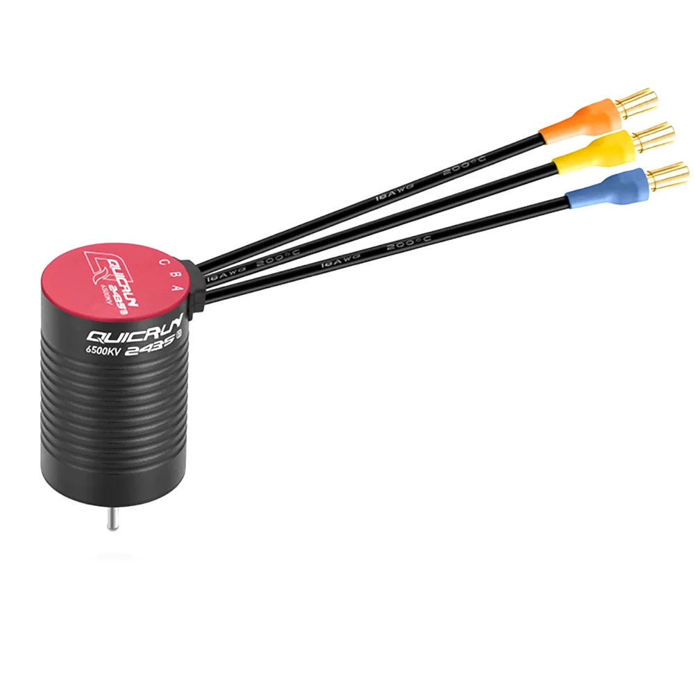 HobbyWing-Motor sin escobillas QuicRun 2435 G3, accesorios de actualización para coche teledirigido, 4500KV/6500KV, para 1/16 1/18