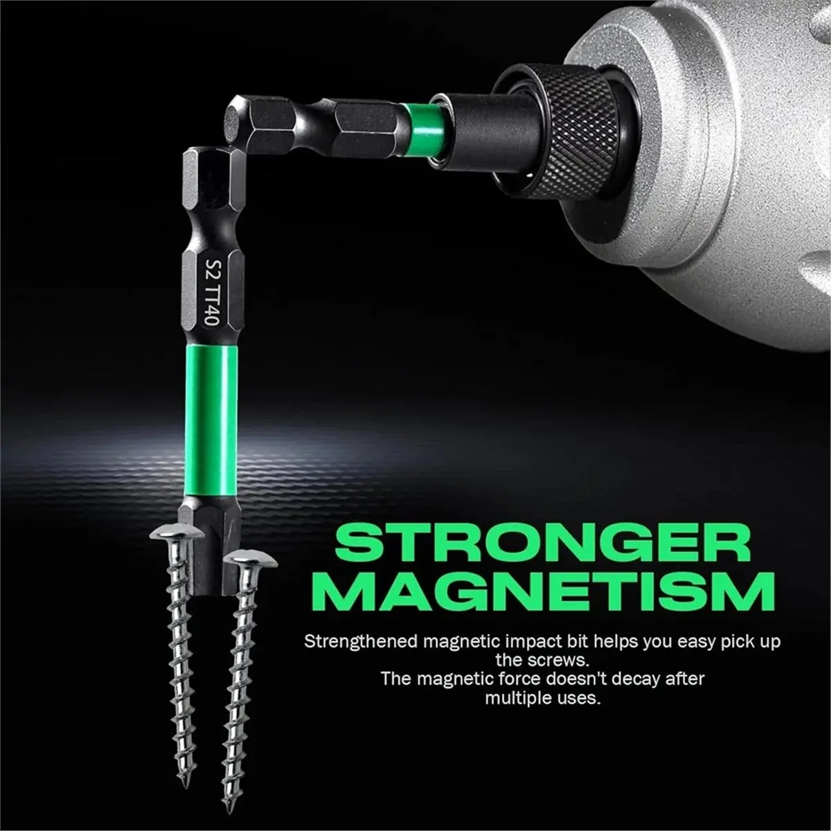 Time Saving Impact Torx Bit Set 25mm /50mm (TT7-TT40), S2 Steel Security with Tamper Proof & Magnetic Screwdriver
