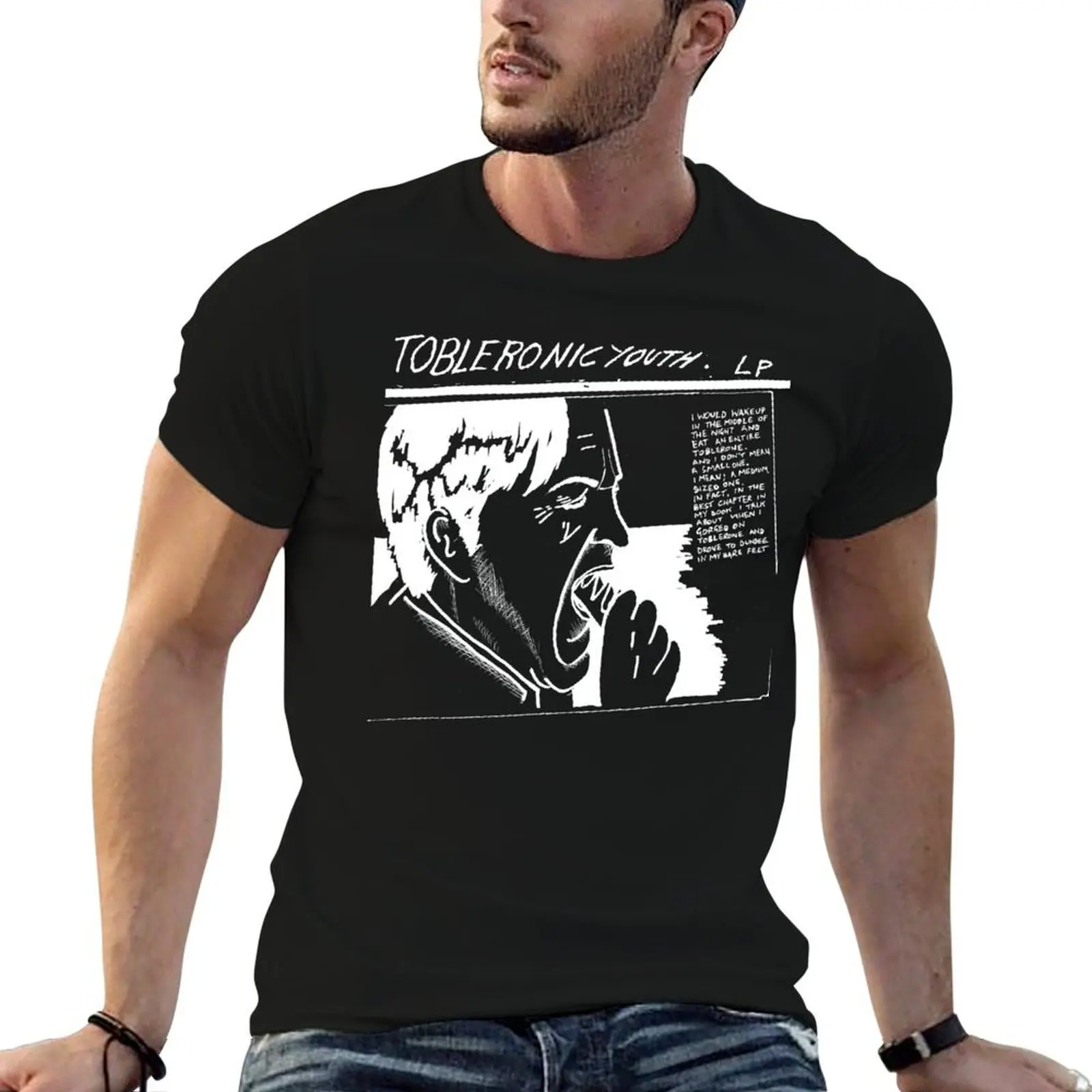 

Tobleronic Youth - Black T-Shirt cotton tshirt 100% t shirt custom print t shirts cotton 100% T-shirt