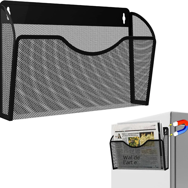 Classeur de grande capacité pour réfrigérateur, classeur à 1 niveau, armoires, tableau blanc, bureau, sans aimant