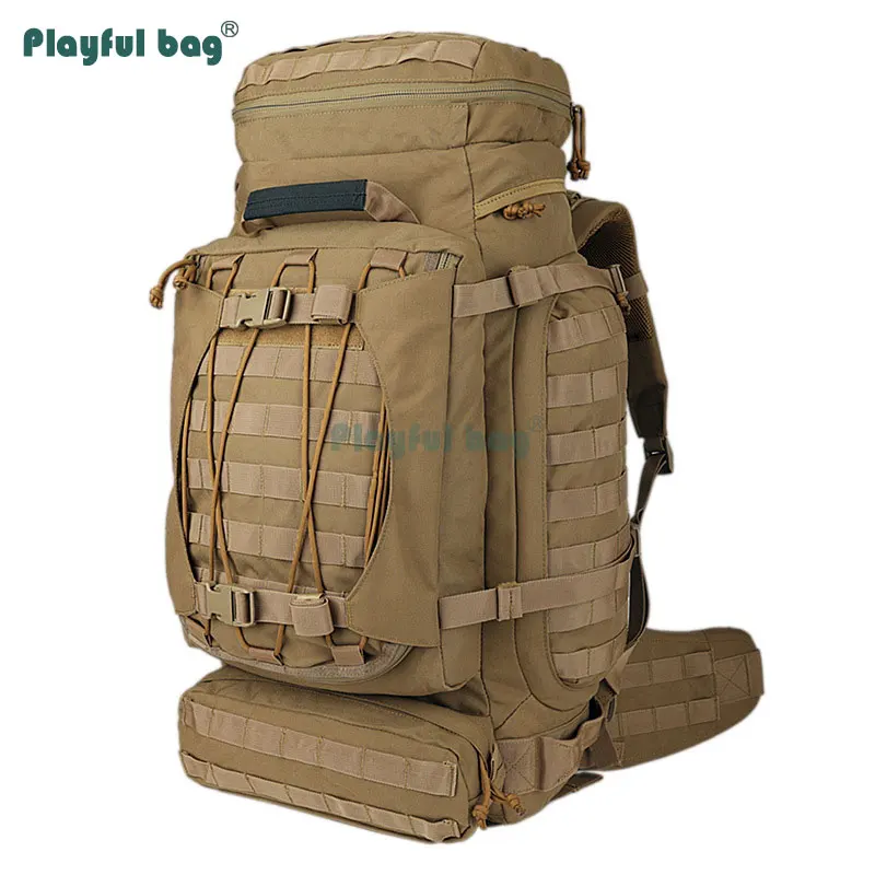 90L High Quality Camping Backpack With dust bag Tactical MOLLE Rucksack Adult Multifunctional Outdoor Backpack AVA80