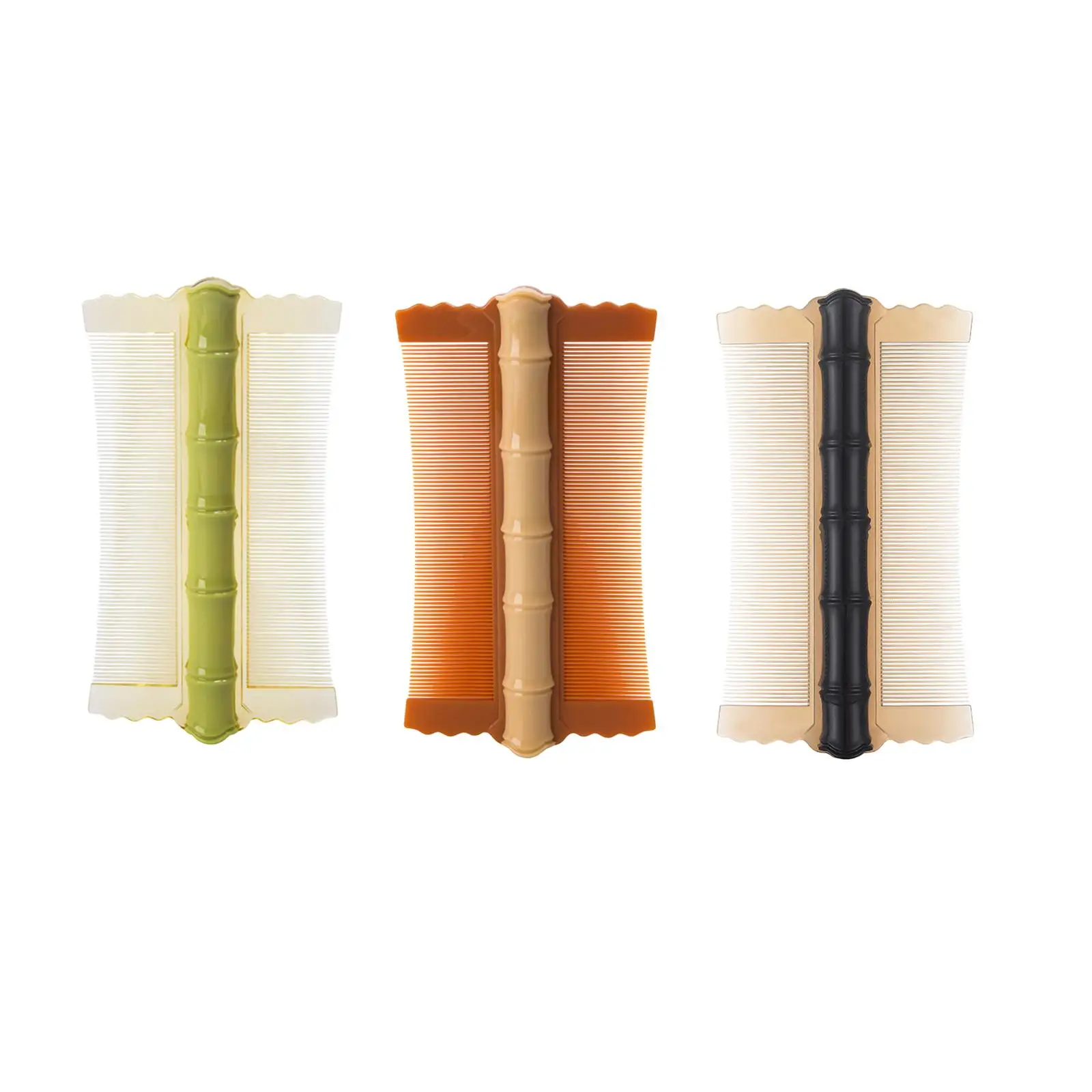 أمشاط قمل محمولة على الوجهين ، أمشاط لقمل الشعر ، أسنان دقيقة ، إزالة القمل