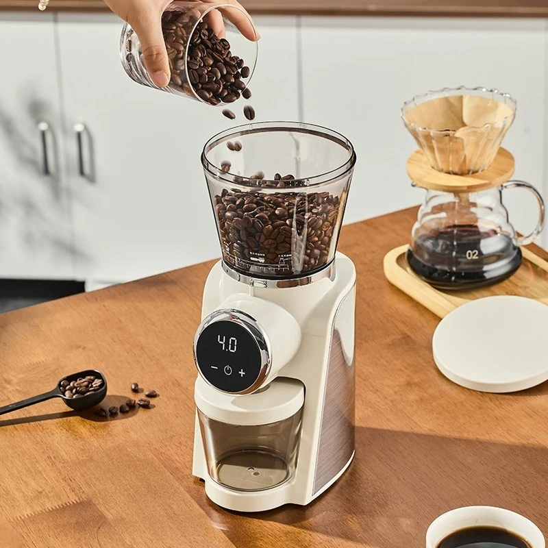 Electric coffee bean grinder, household small hand-brewed Italian grinder, for coffee machine