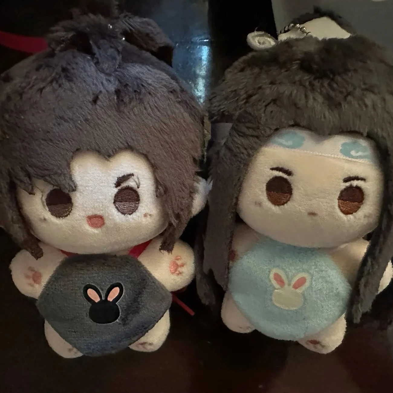 

10cm Grandmaster of Demonic Cultivation MDZS Lan Wangji Wei Wuxian Doll Cute Plush Starfish Body Pendant Toys Cosplay Gift