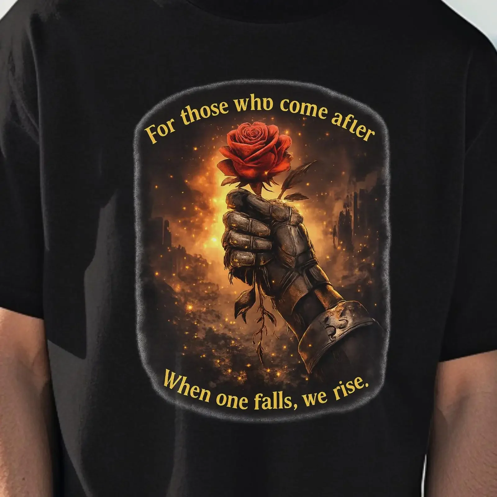 Expedition 33 T Shirt For Those Who Come After Gamer Dark Fantasy Tribute vintage Washed Unisex Breathable designer clothes