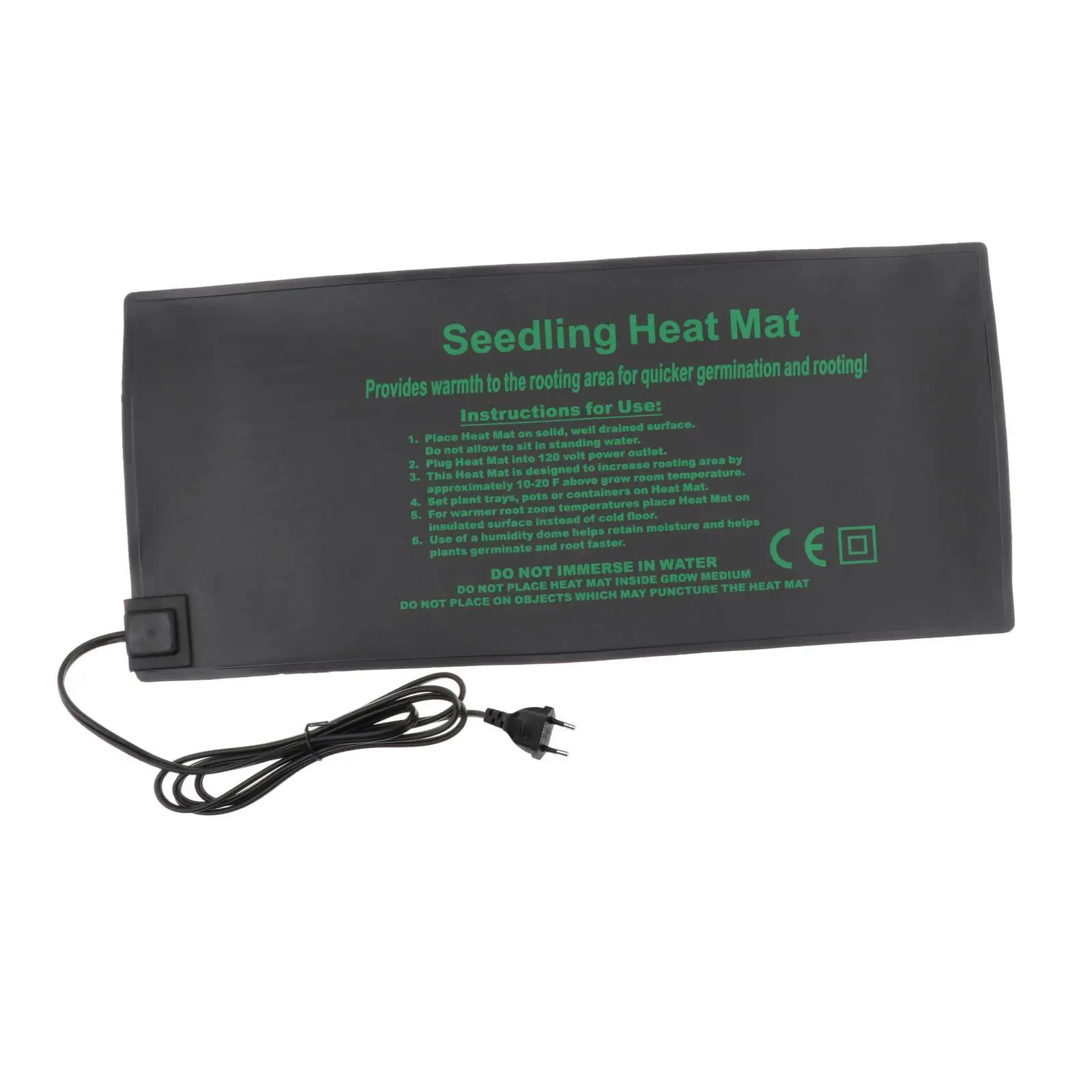 Germination Grow Warming Mat Waterproof Seedling Heat Pad for Starting Seeds and Plant Cuttings Indoors