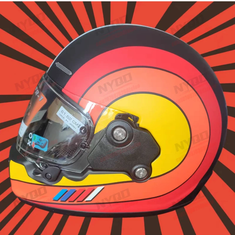 

DOT Retro Motorcycle Helmet Road Riding Casco Street Cycling Capacete All Season Anti Glare DOT certification For Honda