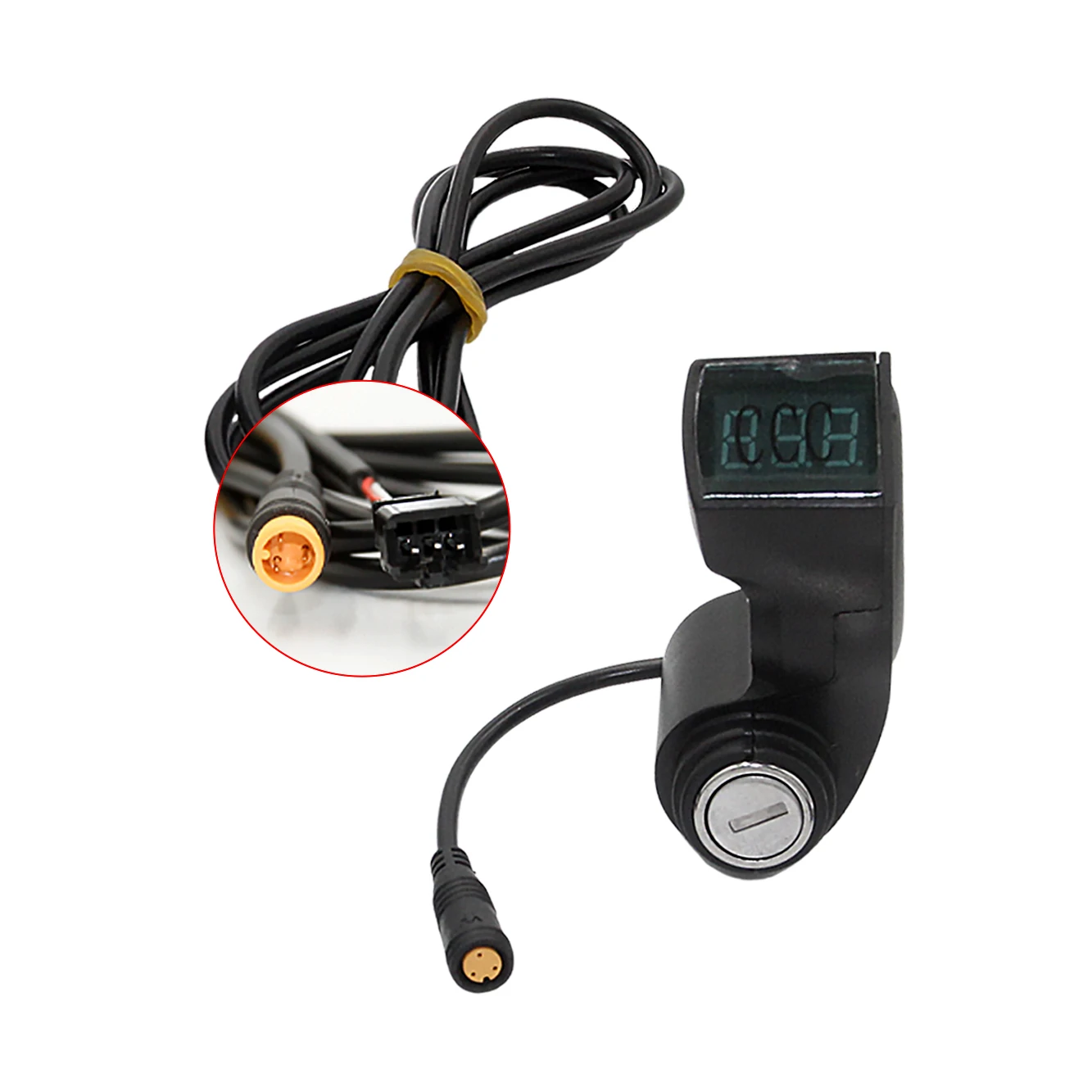 E-bike Scooter Digital Display Switch Lock 10 Inch Electric Scooter Key Switch Lock Secure and Reliable Waterproof For Replaceme