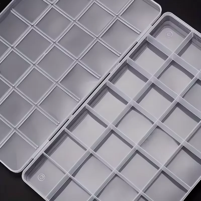 

1 шт., многофункциональный прозрачный пластиковый органайзер, коробка с сетками, контейнер для хранения ремесел, органайзер для бусин, художественные ювелирные изделия «сделай сам»