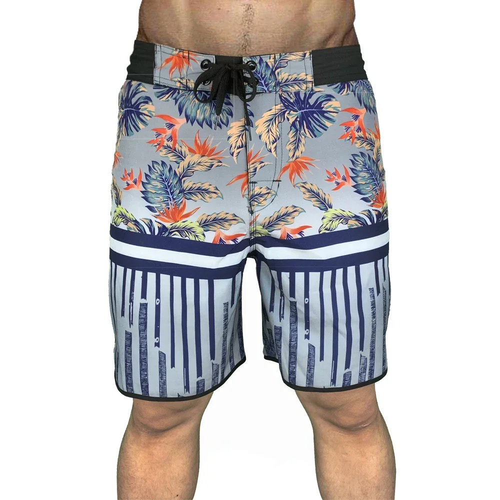 Men's printed surf beach pants slacks for surf boys surfboard pants for fitness sports shorts for men Running hiking pants